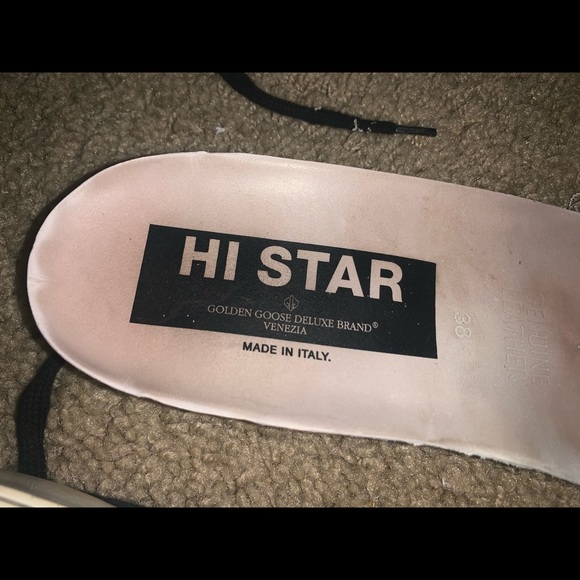Golden Goose size 38 Hi Star basically brand new - Picture 9 of 10
